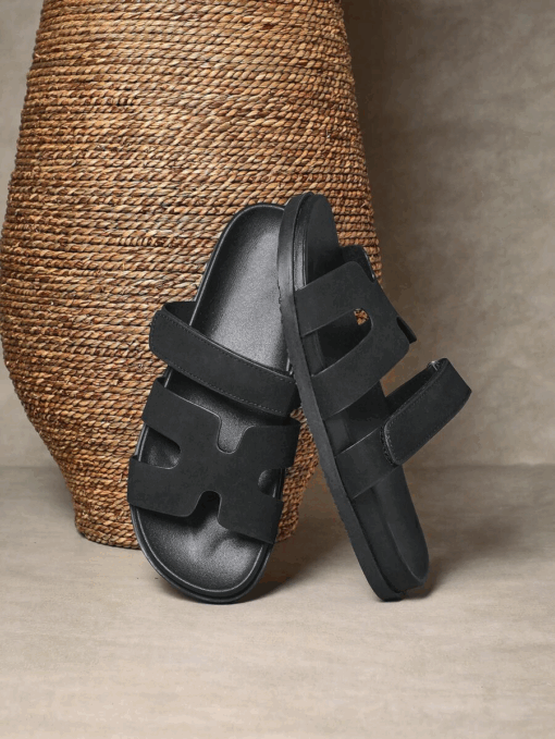 Men's Cutout Strap Sandals